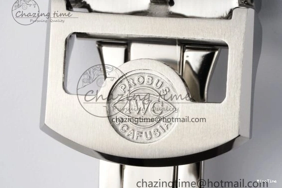 MIROTIME 0413 ZeroBulk Portuguese Real PR IW500715 SS AZF 1:1 Best Edition White Blue Dial on Blue Leather Strap A 7034